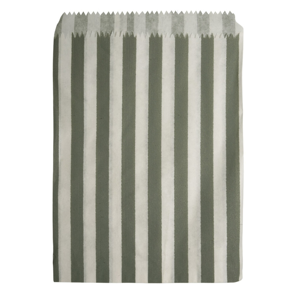 (Grey, 500xCandyBag_5"x7"Grey) Candy Stripe Paper Bags Party Wedding Cake Sweet Treat Pick&amp;Mix Gift Shop Bag-image-OPC-PTWP9ZH-NEW