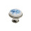 GTV (Rose Antique Silver) Multi coloured ceramic knobs drawer pull cupboard door knobs porcelain china 1