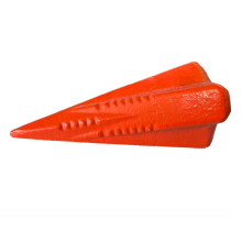 (1.8kg Diamond Splitter - Red) Log Splitter Wedge Heavy Duty Forge-Tempered Steel Wood Splitting Tool Firewood