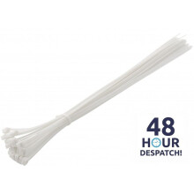 (2,5 x 140 mm, 1000) Cable Ties White 100/140/200/250/300mm Nylon Zip Tie Wraps Strong Various Sizes