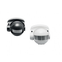 (White) Outdoor Wall Mounted Adjustable PIR Motion Security Sensor IP44 Waterproof Pro