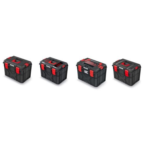 Prosperplast (Large tool box, Log - organier set in the lid) Kistenberg XBlock Modular Rolling Toolbox Wheels Various Polypropylene Lockable