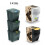 Prosperplast (Anthracite, 3 x 25 Litre bins) Sorting Waste Bin Recycling Segregation Stackable Lidded Grey White 20L 25L 35L 1