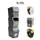 Prosperplast (Ashen, 3 x 20 Litre bins) Sorting Waste Bin Recycling Segregation Stackable Lidded Grey White 20L 25L 35L 1