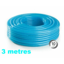(4m, 1/4" - ID 6mm x OD 10mm) PVC HOSE Pipe Clear Flexible Reinforced 4 5 6 8 10 12 OIL FOOD Grade WATER Tube