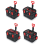 Prosperplast (Small cart, Tech - rails for G clamps) Kistenberg XBlock Modular Rolling Toolbox Wheels Various Polypropylene Lockable 1