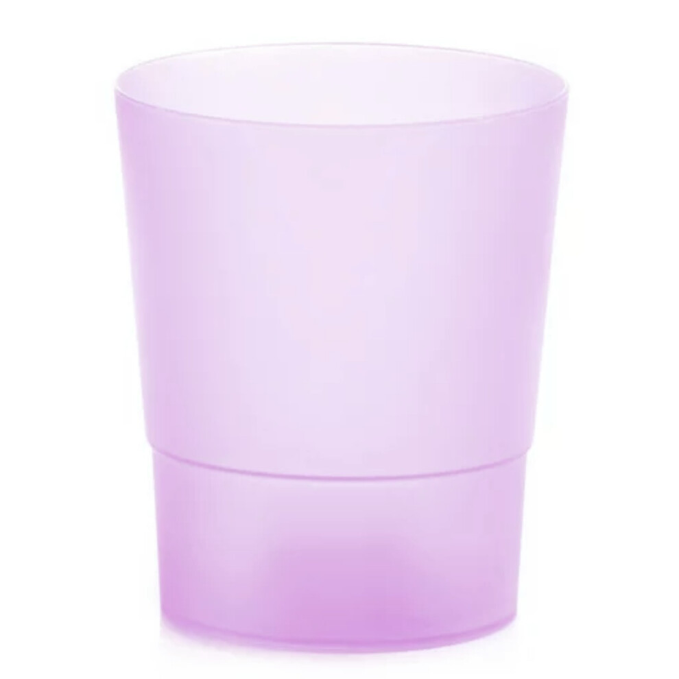 Prosperplast (Purple) Orchid Pot Transparent Frosted Flowerpot Planter 1.1L Round 125Mm Decorative Purple