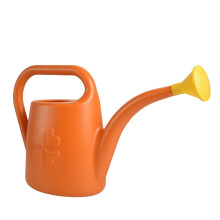 (Orange, 1.8L) Plastic Watering Can Lightweight 1.8L 4.5L Garden Indoor Outdoor Garden Plants