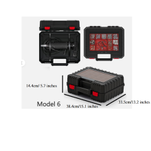 (Model 6) Plastic Power Tool Storage Case Empty Box Electric Drill Holder Foam Organiser