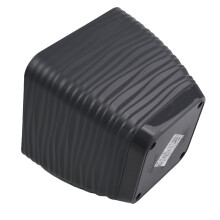 (Anthracite, 23 cm) Plant Pot Flowerpot Square Plastic Modern Decorative Small Medium Large 8 Colour