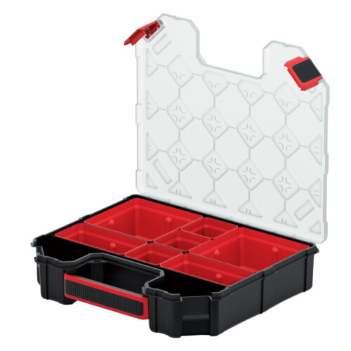 Prosperplast (Small - With Boxes) DIY Storage Carry Case Organiser Compartment Parts Screws Tool Box