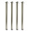 GTV (Satin, 82 cm) 4X Table Leg Breakfast Bar Worktop Adjustable Support Kitchen 710/820/870/1100mm 1