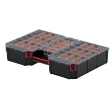 (Large - Dividers) DIY Storage Carry Case Organiser Compartment Parts Screws Tool Box