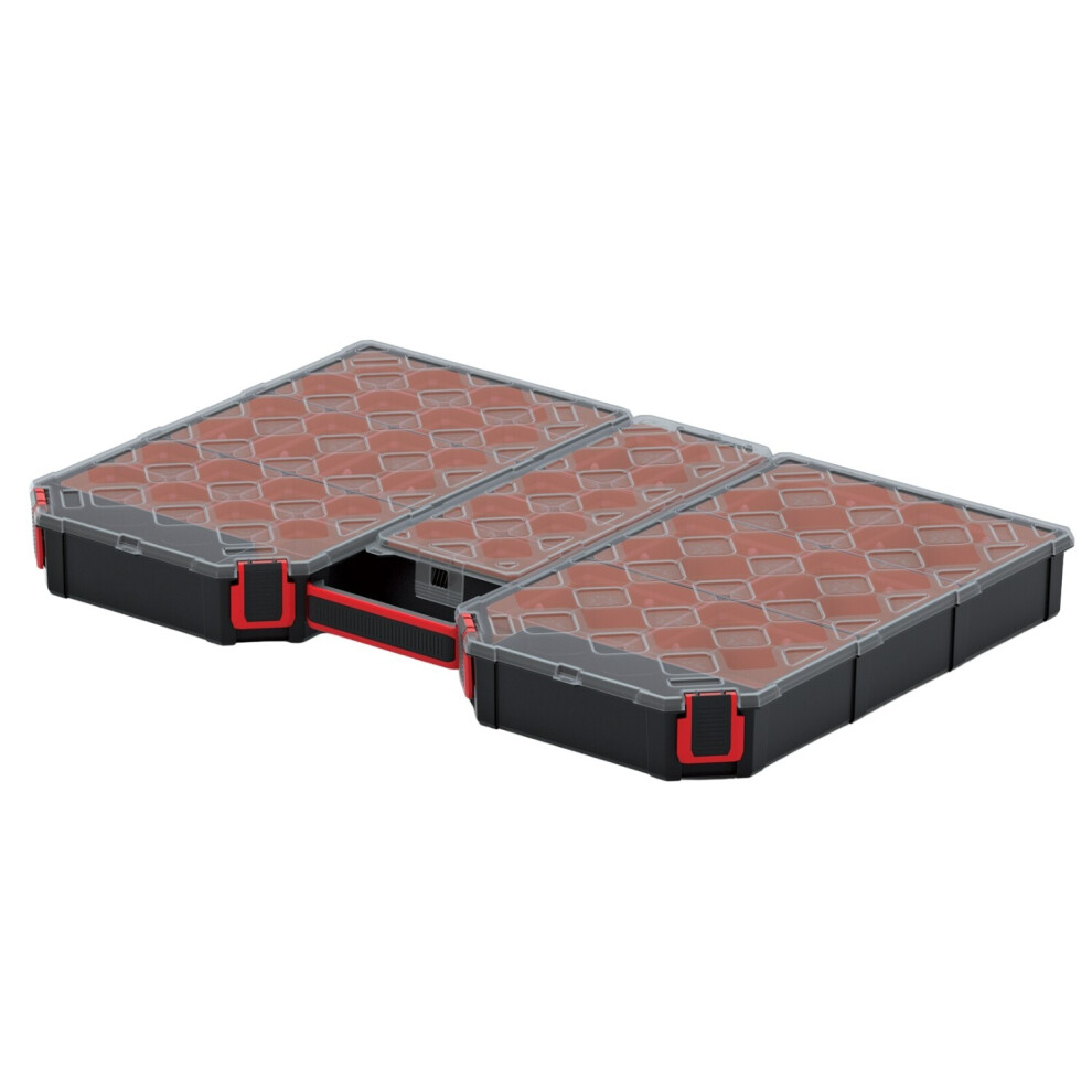 Prosperplast (Large - With Boxes) Diy Storage Carry Case Organiser Compartment Parts Screws Tool Box