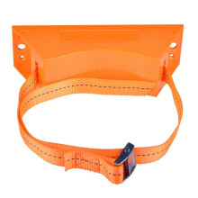 (Yellow) Gas Cylinder Holder Wall Mounted Bracket With Expansion Screws And Safety Belt