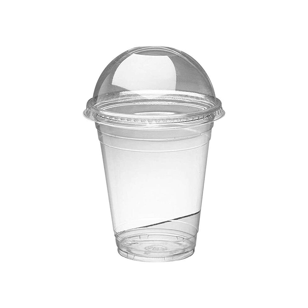 Photos - Mug / Cup Prosperplast Smoothie Milkshake Cups Lids 10oz 12oz 15oz Clear Plastic Domed Pet Reusable (Domed Lid with Hole, domed10ozx300)