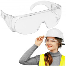 (1 pc) Safety Glasses Protective Anti-Fog Vent Glasses Eye Protection Lab Work PPE Wear