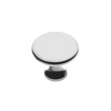 (Chrome) Kitchen Cupboard Cabinet Door Drawer Round Knob Handle Udine by GTV 7 Colours