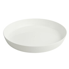 (White, Diameter: 155mm) Gloss Planter Saucer Drip Trays Flowerpot Surface Protector Plastic Vibrant
