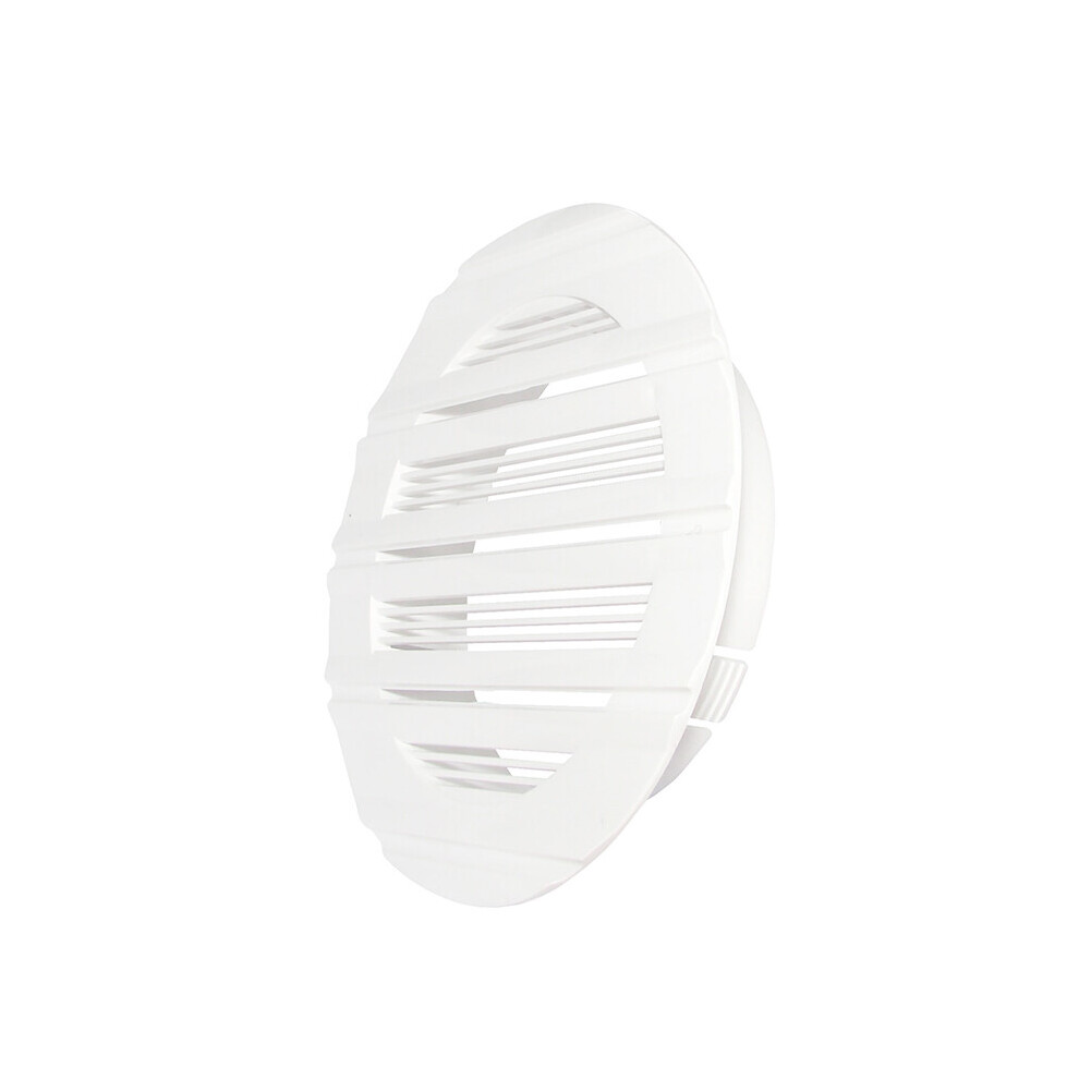 (4" - 100Mm) White Round Air Vent Grilles 100Mm 125Mm 150Mm Ducting Ventilation Cover 5056697225153