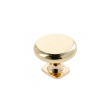 (Brass) Kitchen Cupboard Cabinet Door Drawer Round Knob Handle Lorena by GTV 4 Colours