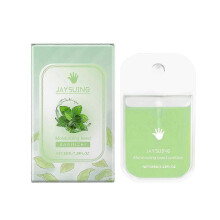 Portable Hand Sanitizer Spray with Peppermint, Aloe & Lemon Refreshing, Moisturizing & Compact 38ml