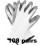 (M, 108) WHITE NITRILE COATED WORK GLOVES BUILDERS MECHANIC CONSTRUCTION NYLON GRIP 1