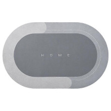 Super Absorbent Floor Mat, Bathroom Rug, Non-Slip Microfibre Bath Mats, Quick-Drying, Dirt-Repellent, Easy Care for Bathtub, Shower and Bathroom (40 x