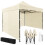Automatic Pop-Up Garden Tent, 3x3m, Beige, Steel Frame 1