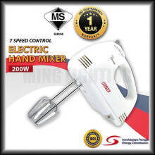 [SIRIM]HILIVE Electric Hand Mixer Pengadun Telur Baking Electric Egg Beater Cake Cookie Butter Dough Maker
