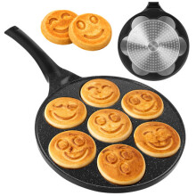 Antihaft-Pfannkuchenpfanne, 26 cm, geeignet für Induktion und Gas