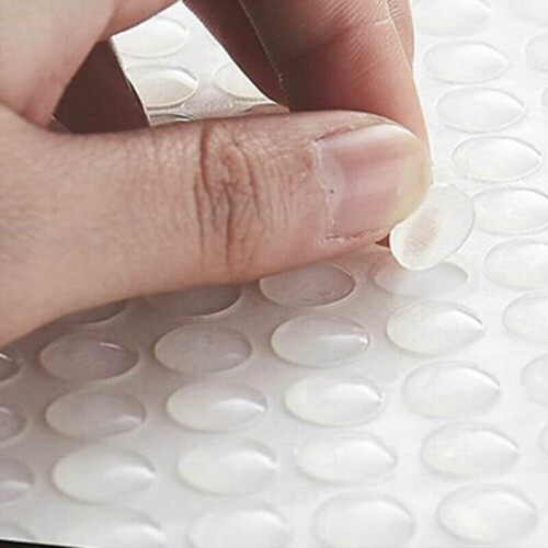 GTV (100) 10mm Clear Kitchen Cabinet Soft Close Stop Door Buffer Pads Catch Protector Dots