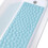 Non-Slip Bathtub Mat Soft Rubber Bathroom Bathmat with Strong Suction Cups (Grey) 1