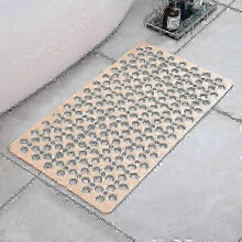 Non Slip Bathtub Mat and Shower Mat PVC Soft with Drain Holes Bathroom Mats 25-26s