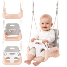 3-in-1 Kinderschaukel, verstellbare Seile, Tragkraft 30 kg