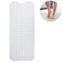 Bathtub Non-slip Mat Extra Long 100 X 40 Cm for Bathtub Transparent Non-slip Non-slip, 100 X 40 Cm,1919