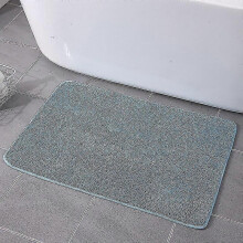 Anti-slip Bathroom Carpet Bathtub Carpet High Absorbent Bath Mat 40x60cm(1pcs) Blue
