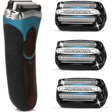 3 Pack 32b Replacement Heads Compatible With Braun Series 3 S3 All Models