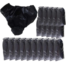 20 calzoncillos desechables unisex de tela no tejida para masajes, depilación y bronceado.