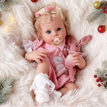 Bambola - 43,18 cm, bambola morbida e realistica, femmina, bambola realistica, adatta a bambini dai 3 anni in su.