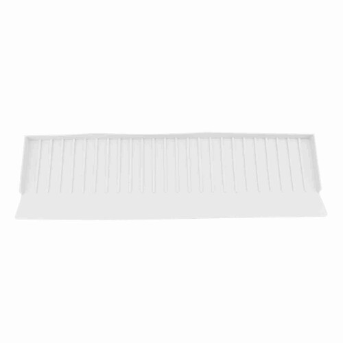 Silicone Sink Edge Protector – Expandable Splash‑Proof Mat for Kitchen, Bathroom & Bathtub, White