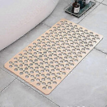 Non Slip Bathtub Mat and Shower Mat PVC Soft with Drain Holes Bathroom Mats 25-26s Edition 0210