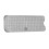 (gray) Bathtub mat non-slip household suction cup foot pad translucent cushion rectangular 100x40cm 1