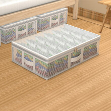 PVC opbergtas voor onder het bed met transparant venster (1 stuk)