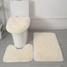 3-piece Bathroom Carpet, Super Soft Non Slip Bathtub Carpet and Absorbent Bath Mat, Bathroom Carpet, Plush Bath Mat for Bathroom