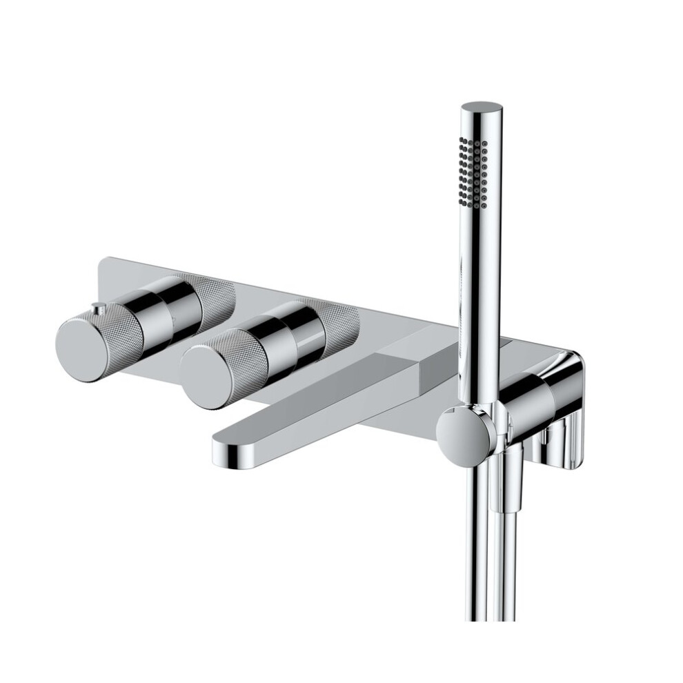 Rak Amalfi 2 Outlets Thermo Bath/Shower Chr 5056176024642
