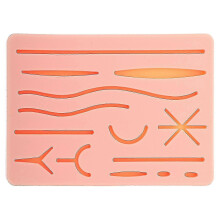 Suture Practice Kit with Fake Skin - Training Pad compatible with Emergency Demo