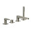 Rak Ischia 4 Hole Bath/Shower Mixer Nickel 1