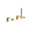 Rak Portofino 4TH  Bath Shower Mixer Gold 1