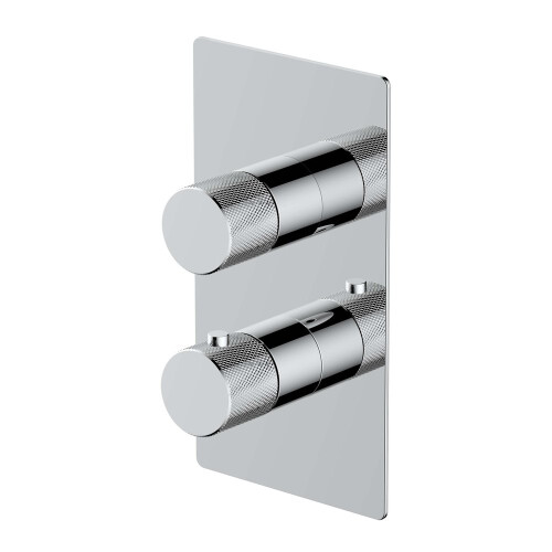 Rak Amalfi 2 Outlets 2 Handles Thermo Chrome